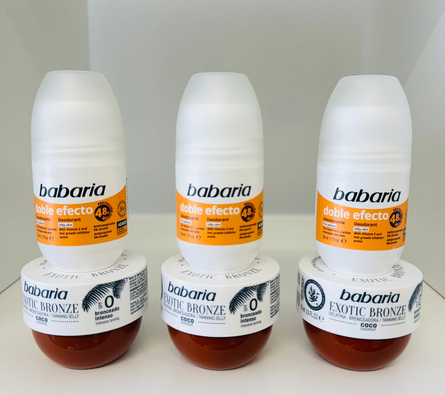 Babaria 75g Tanning Jelly & Deodorant Set