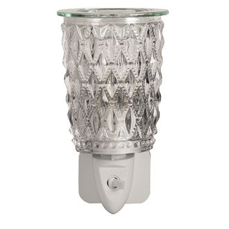 Clear Tall Glass Plug In Electric