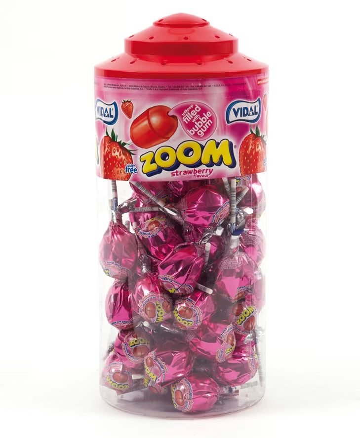 Pink Strawberry Bubblegum Lolly