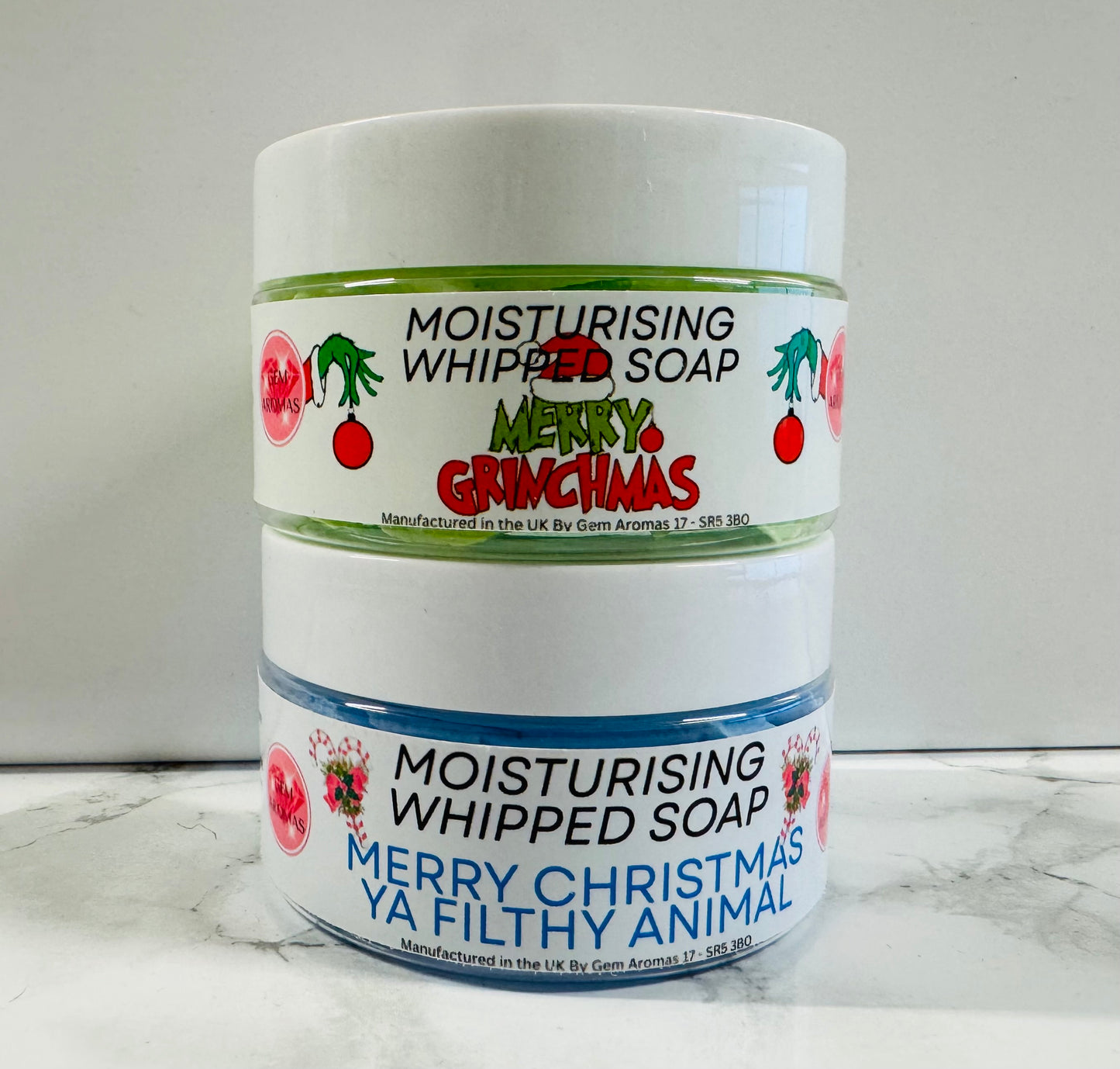 Christmas Whipped Soaps