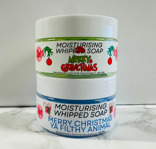 Christmas Whipped Soaps